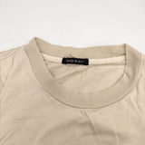 R&D.M.Co- ノースリーブ コットン Ｔシャツ カットソー ベージュ レディース オールドマンズテーラー【中古】5-0521S∞