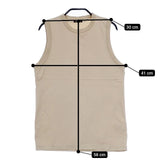 R&D.M.Co- ノースリーブ コットン Ｔシャツ カットソー ベージュ レディース オールドマンズテーラー【中古】5-0521S∞