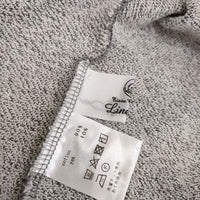 LinenYa ハイネック コットンヤク トレーナー スウェット グレー レディース リネンヤ【中古】5-0324M∞