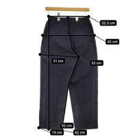 CLASKA Gallery & Shop Do コットンイージー パンツ 濃紺 ネイビー レディース クラスカ【中古】5-0402G∞