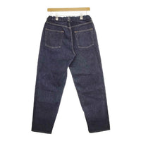 HARVESTY ビッグデニム BIG DENIM A11703-20 コットン ウエストゴム ジーンズ デニムパンツ ネイビー レディース ハーベスティ【中古】5-0324G∞
