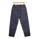 HARVESTY ビッグデニム BIG DENIM A11703-20 コットン ウエストゴム ジーンズ デニムパンツ ネイビー レディース ハーベスティ【中古】5-0324G∞