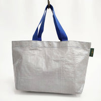 Herve Chapelier マルシェバッグM 2012PP トートバッグ グレー ブルー レディース エルベ・シャプリエ【中古】5-0929G∞