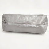 Herve Chapelier マルシェバッグM 2012PP トートバッグ グレー ブルー レディース エルベ・シャプリエ【中古】5-0929G∞