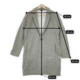 GALERIE VIE ウール サイズ1 チェスターコート グレー レディース ギャルリーヴィー【中古】5-1024A◆