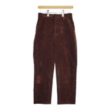 MARGARET HOWELL 578-2242006 WALE CORDUROY TROUSERS 太畝 コーデュロイ パンツ 22AW ブラウン レディース マーガレットハウエル【中古】5-0205T♪