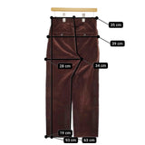 MARGARET HOWELL 578-2242006 WALE CORDUROY TROUSERS 太畝 コーデュロイ パンツ 22AW ブラウン レディース マーガレットハウエル【中古】5-0205T♪