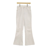 Wrangler/Spick and Span Noble 70s FLARE フレアデニム WS8190 デニムパンツ ホワイト レディース ラングラー/スピック＆スパン ノーブル【中古】5-0324G∞