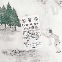 R&D.M.Co- WEEKEND HILL コットン ストール ショール ストール オフホワイト レディース オールドマンズテーラー【中古】5-0414M◎