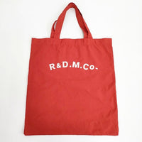 R&D.M.Co- ロゴプリント トートバッグ レッド レディース オールドマンズテーラー【中古】5-0827G∞