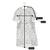 R&D.M.Co- GARDEN ガーデン ドローストリングドレス 6748 定価66000円 ワンピース 24SS ホワイト ブルー オールドマンズテーラー【中古】5-0309M♪