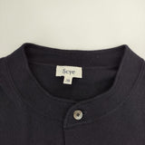 Scye Giza Cotton 16GG Band Collar Shirt 定価49500円 シャツ 1223-11105 カーディガン ネイビー レディース サイ【中古】5-0316M∞