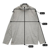 JOURNAL STANDARD ALBINI ポンチ タートルネック 定価9900円  長袖Ｔシャツ カットソー ロンＴ グレー メンズ ジャーナルスタンダード【中古】5-0308M∞