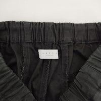 SETTO パラシュートパンツ STL-PT010 コットン ワイド パンツ ブラック レディース セット【中古】5-0316G∞