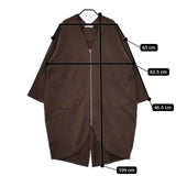 TANG コーマ裏毛 スウェット 2125303 コート ブラウン レディース タング【中古】5-0316M∞