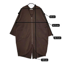 TANG コーマ裏毛 スウェット 2125303 コート ブラウン レディース タング【中古】5-0316M∞