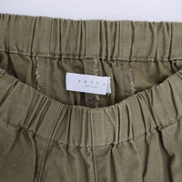 SETTO パラシュートパンツ STL-PT010 コットン ワイド パンツ カーキ レディース セット【中古】5-0316G∞