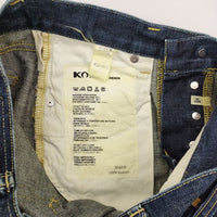 KOhZO DENIM コーゾーデニム 赤耳 セルビッチ ジーンズ デニムパンツ ネイビー レディース【中古】5-0316G∞