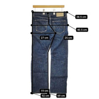 KOhZO DENIM コーゾーデニム 赤耳 セルビッチ ジーンズ デニムパンツ ネイビー レディース【中古】5-0316G∞