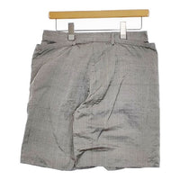 christian wijnants コットンシルク ラップ ショートパンツ ハーフパンツ ショーツ グレー レディース クリスチャン ワイナンツ【中古】5-0521S∞