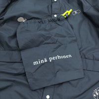 mina perhonen キッズ140 choucho レインポンチョ acs6080ps 定価22000円 ブルゾン 24SS ネイビー レディース ミナペルホネン【中古】5-0131M♪