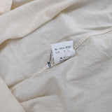 ゴーシュ G234-B029 コットンリネンポプリン ブラウス シャツ 23SS キナリ ベージュ レディース ゴーシュ【中古】5-0402M∞