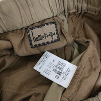 humoresque silk cotton easy pants KA2404 サイズ36 シルクコットン イージー パンツ ベージュ レディース ユーモレスク【中古】5-0309M♪