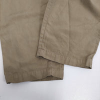 humoresque silk cotton easy pants KA2404 サイズ36 シルクコットン イージー パンツ ベージュ レディース ユーモレスク【中古】5-0309M♪