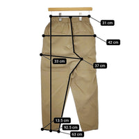 humoresque silk cotton easy pants KA2404 サイズ36 シルクコットン イージー パンツ ベージュ レディース ユーモレスク【中古】5-0309M♪