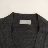 MARGARET HOWELL FINE WOOL 578-3264003 ウールニット カーディガン 23AW チャコールグレー レディース マーガレットハウエル【中古】5-0915T∞