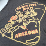 45R/45rpm カウボーイ アリゾナ ノースリーブ Ｔシャツ カットソー グレー レディース フォーティーファイブアールピーエム【中古】5-0521S∞