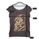 45R/45rpm カウボーイ アリゾナ ノースリーブ Ｔシャツ カットソー グレー レディース フォーティーファイブアールピーエム【中古】5-0521S∞