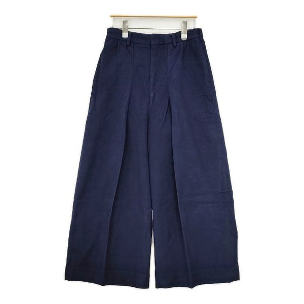 45R/45rpm モールストレッチワイドPANTS 定価26400円 パンツ ネイビー レディース フォーティーファイブアールピーエム【中古】5-1009T∞