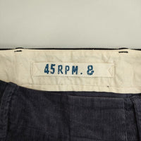 45R/45rpm コットン コーデュロイ スカート ネイビー レディース フォーティーファイブアールピーエム【中古】5-1009T∞