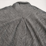 45R/45rpm ふわふわ裏毛ポンチョ 定価30800円 ポンチョ グレー レディース フォーティーファイブアールピーエム【中古】5-1022T♪