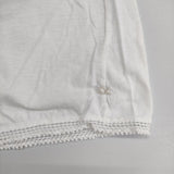 45R/45rpm レース コットン カーディガン ホワイト レディース フォーティーファイブアールピーエム【中古】5-0324M∞