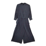 IENA トリアセテートポリエステル オーバーオール オールインワン ツナギ ネイビー レディース イエナ【中古】5-0416M∞