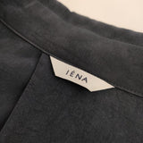 IENA トリアセテートポリエステル オーバーオール オールインワン ツナギ ネイビー レディース イエナ【中古】5-0416M∞