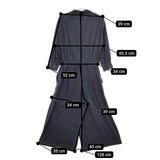 IENA トリアセテートポリエステル オーバーオール オールインワン ツナギ ネイビー レディース イエナ【中古】5-0416M∞