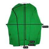 UNITED TOKYO カシミヤ混クルースリットニット セーター ニット グリーン レディース ユナイテッドトウキョウ【中古】5-0906T∞