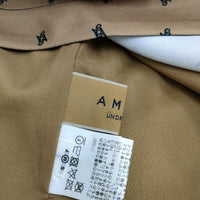 AMERI NDRESSED MONOGRAM HEM DESIGN SKIRT ロングスカート キャメル レディース アメリ【中古】5-0416M∞