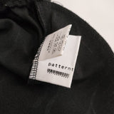 patterntorso ポリエステル 総柄 サルエルパンツ ブラック グレー レディース パターントルソ【中古】5-0416G∞