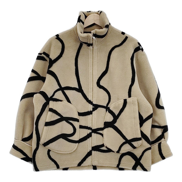 Ameri VINTAGE 2WAY REVERSIBLE BOA JACKET サイズF ブルゾン ベージュ ブラウン レディース アメリヴィンテージ【中古】5-1030A◎