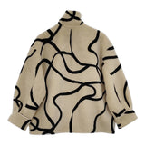 Ameri VINTAGE 2WAY REVERSIBLE BOA JACKET サイズF ブルゾン ベージュ ブラウン レディース アメリヴィンテージ【中古】5-1030A◎