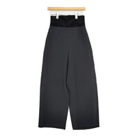 Liesse ポリエステル ハイウエスト パンツ チャコールグレー レディース リエス【中古】5-0915T∞