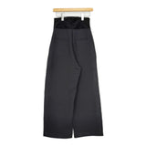 Liesse ポリエステル ハイウエスト パンツ チャコールグレー レディース リエス【中古】5-0915T∞