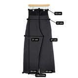 Liesse ポリエステル ハイウエスト パンツ チャコールグレー レディース リエス【中古】5-0915T∞