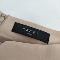 sacra ポリエステル ワイド パンツ ピンクベージュ レディース サクラ【中古】5-0416G∞