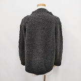 Ameri VINTAGE 02920120160 レースアップ アクリルウール セーター ニット チャコールグレー レディース アメリヴィンテージ【中古】5-0922T◎