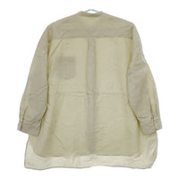 nest Robe 01181-1034 リネンハイカウントバンドカラーシャツ 製品染め 長袖シャツ ライトグリーン レディース ネストローブ【中古】5-0601M∞